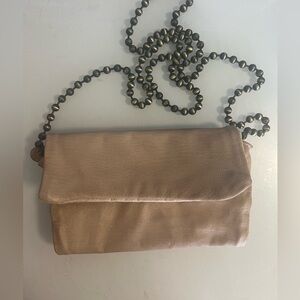 Free People Blush Goat Leather Crossbody Mini Purse